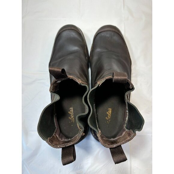 Cabelas 4most Leather Brown Boots Man’s Size 14 M Vibram Soles - Picture 3 of 12